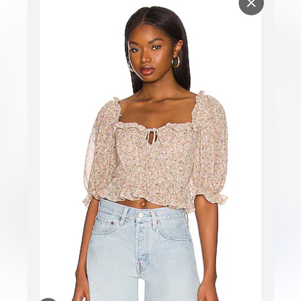 ASTR the label half sleeve top XS